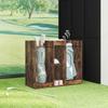 Golfschrank Massiv Räuchereiche 102 x 45 x 85,5 cm