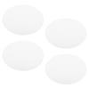 4 Stück Runde Acryl-Lampenschirmplatte 17 cm Deckenleuchten-Befestigungsabdeckung Mattierter Ersatzdiffusor für Helles Natürliches Licht