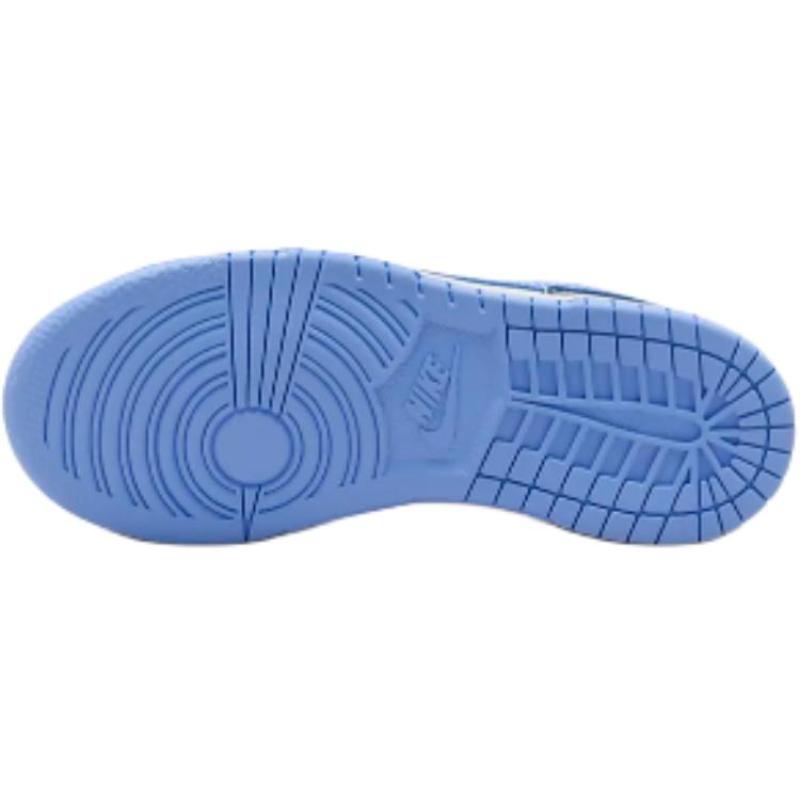 Nike Slip Resistant Abrasion Resistant Low top Kids' Skateboarding Shoes Gray Blue Sneakers FB9108-121