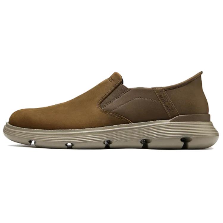 Skechers Casual Versatile Shock-Absorbing Durable Low-Top Lifestyle Shoes Men sneakers Brown 205061-CDB