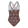 Zoggs Womens/Ladies Culture Jam Cross Back One Piece Swimsuit