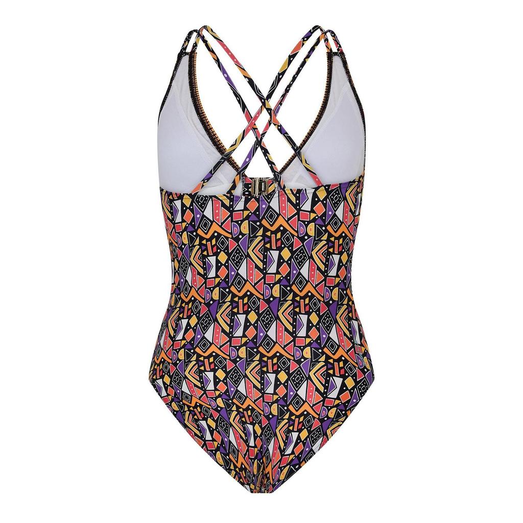 Zoggs Womens/Ladies Culture Jam Cross Back One Piece Swimsuit