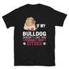 English Bulldog Doesn't Like You Dog Lover Gift T-Shirt