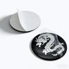 4pcs 56MM Dragon Logo Emblem Car Stickers Accessories for Car Wheel Center Caps Rim Hubcaps Cover Wheels Hub Cap Badge Replace