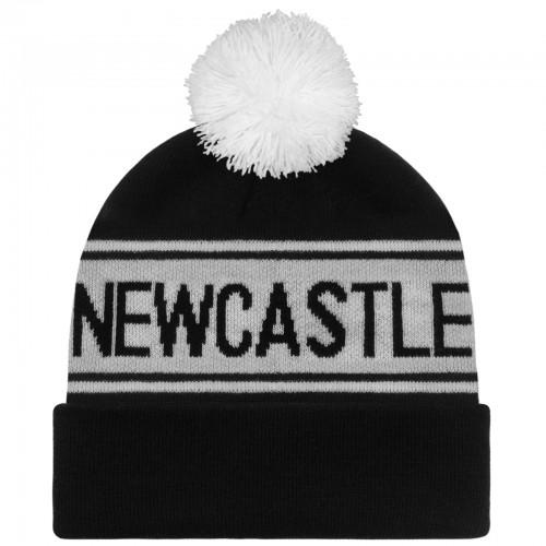Fan Originals Newcastle Text Bobble Beanie