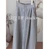Empfehlung: Japanische gestreifte Leinen-Hose für Damen – Neuer Stil, lässig, weit geschnitten und vielseitig.