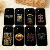 Band G-Guns N Roses Phone Case For Samsung A73,A21s,A22,A31,A32,A52,A53,A71,A80,Soft Black Shell