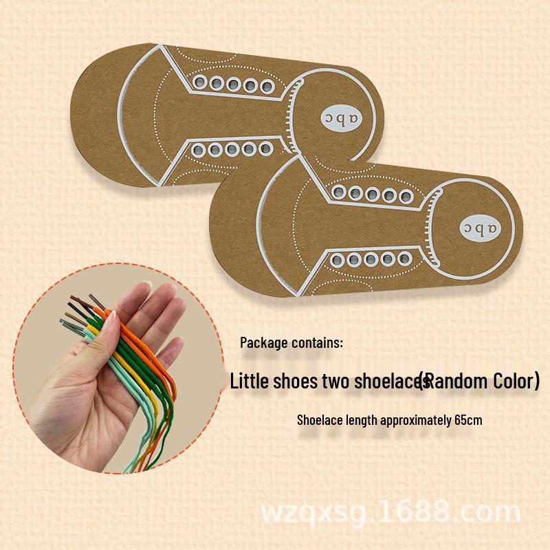 

Развивающая игрушка для завязывания шнурков, сделанная своими руками, для детской зоны обучения и игр