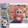 Versatile Keychain Plush Showcasing Cute Cartoon Sheep Rabbit Panda With Soft Pp Filling Cotton