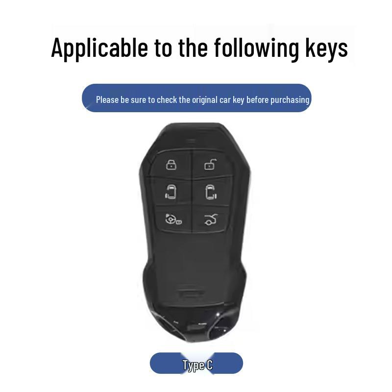 Xiaopeng X9 2026 Ultra Metal Key Case with Remote Control Buckle - New Model Protective Shell