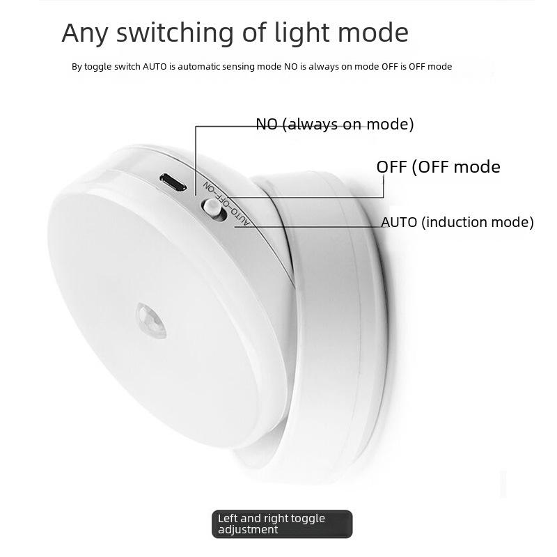 Voice-Controlled LED Night Light with Motion Sensor for Home