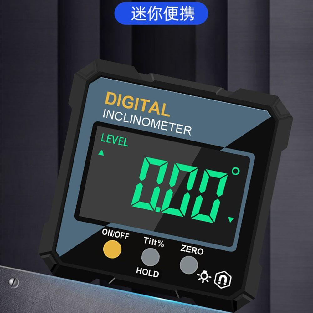 Single-sided Magnetic Electronic Angle Protractor Digital Inclinometer Level Gauge Tool