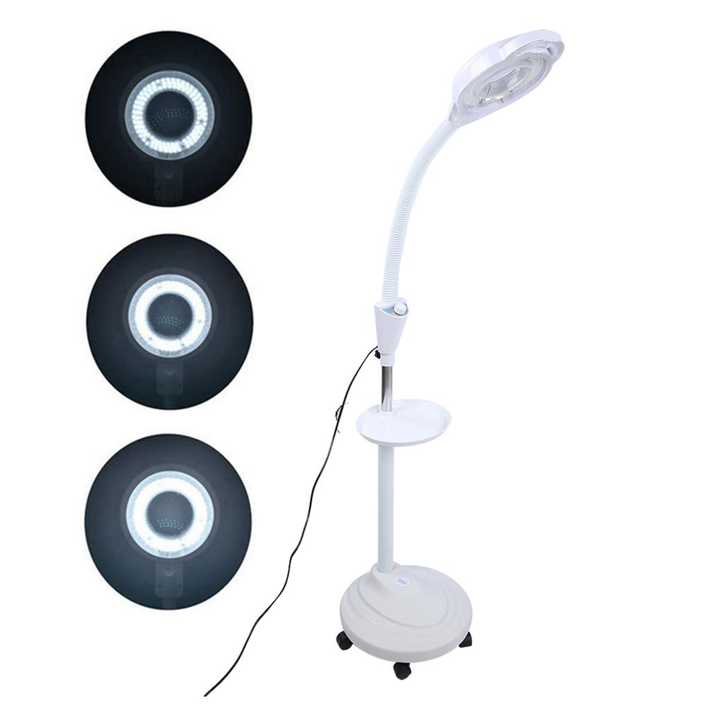 LED Kaltlicht Höhe einstellbar 8 x Vergrößerungsständer Lampe Tattoo Beauty Licht Salon verwenden