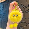 Starry Eyes Rabbit Plush Keychain – Cute Portable Doll Pendant for Girls