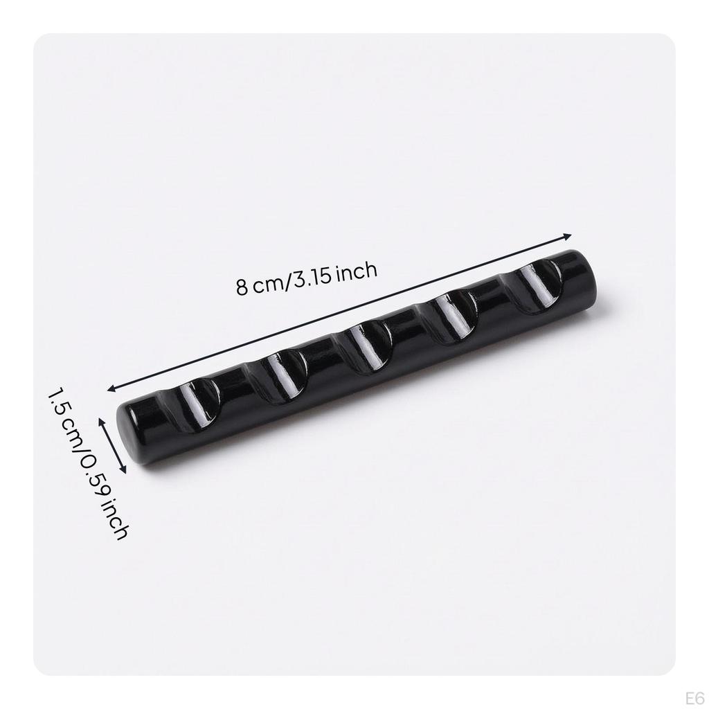 Manicure Brush Holder Acrylic Rest with Grooves Display Stand for Manicurists, Manicurists