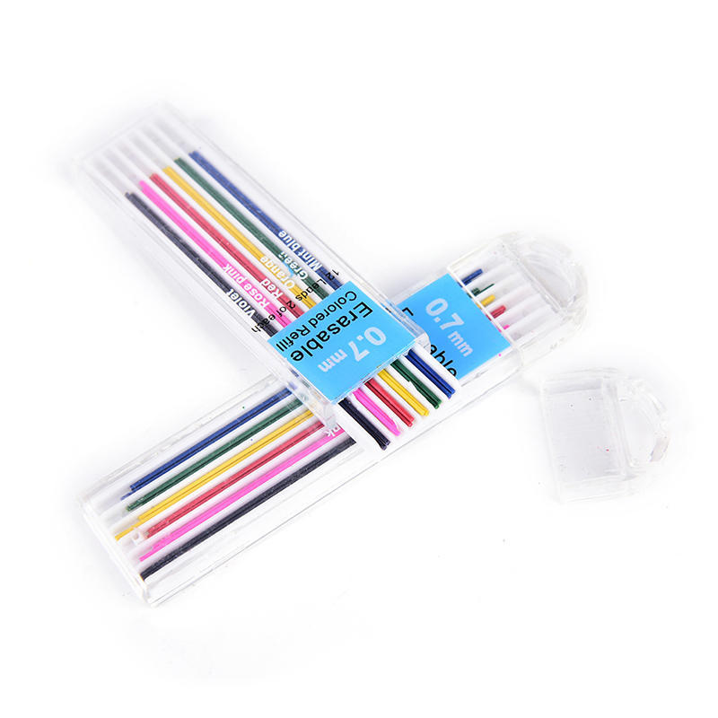 1 Boxes 0.7Mm Colored Mechanical Pencil Refill Lead Erasable Student Stationary