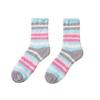 Colorful Striped Love Heart Coral Velvet Socks Sweat Absorption Thick Home Floor Socks Winter Warm Soft Cozy Thermal Tube Socks