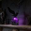 USB Rechargeable Night Light Gothic Crow Light Aesthetic Resin Novelty LED Desk Light Raven Statue Table Lamp Home Decorations