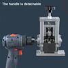 Double Drive Manual Wire Stripper Machine Compatible with Hand Drill 1-21mm Cable Efficient Portable for Scrap Copper Recycling