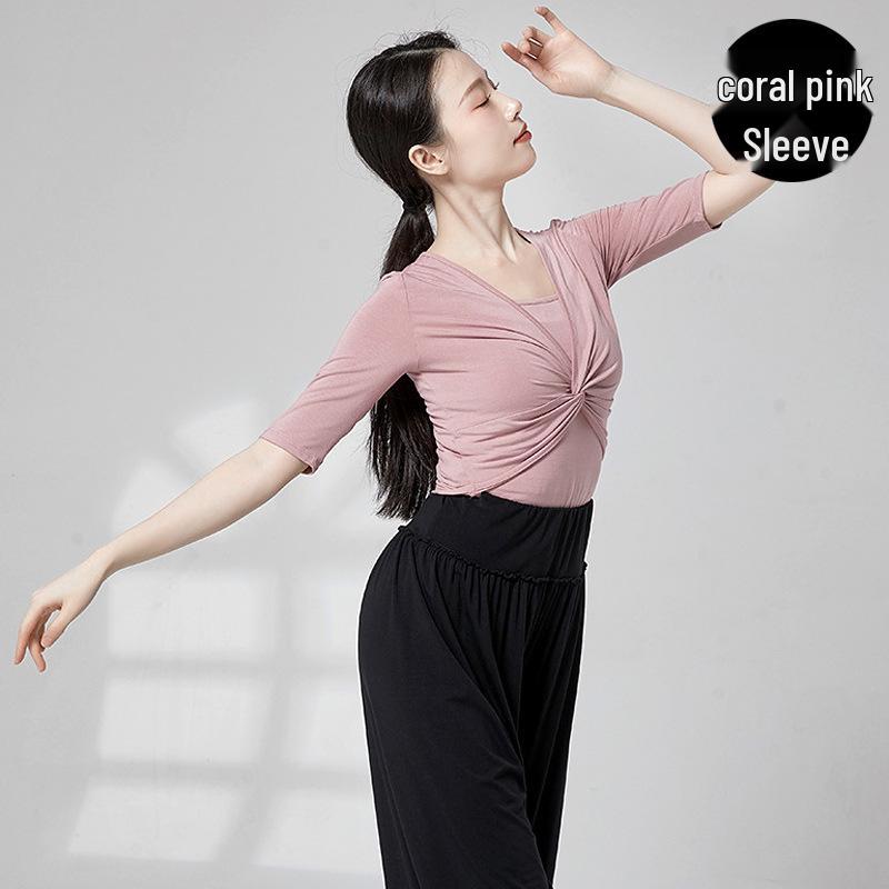 

Женский комплект для йоги и танцев с длинным рукавом - Классический китайский стиль Small