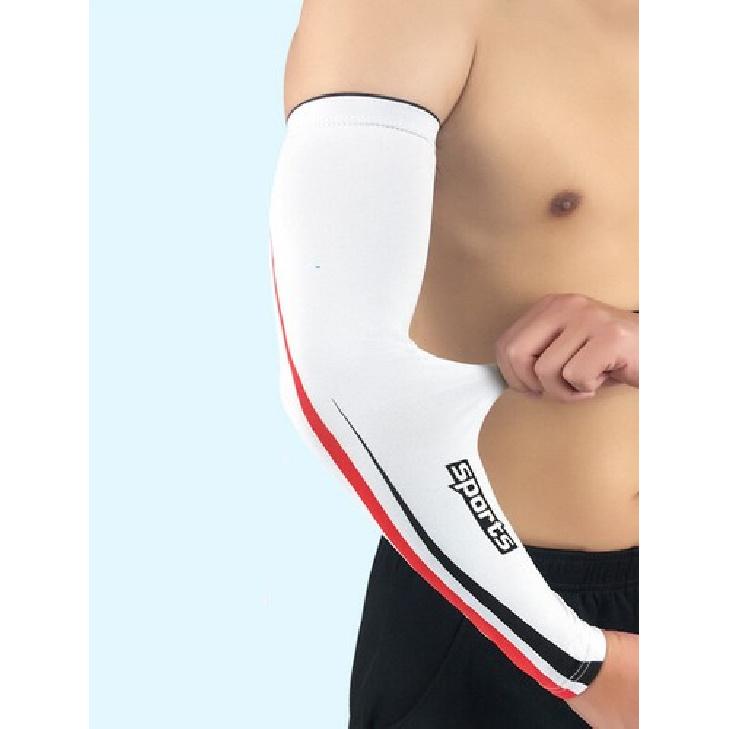 Men Summer Outdoor Sunblock Arm Cover UV Protection Cooling Arm Sleeves Women M