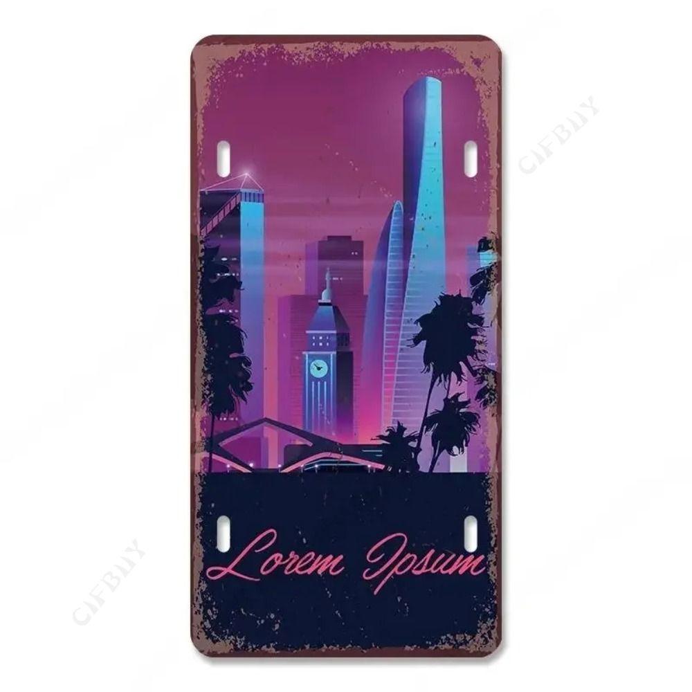 Vintage Car Retro Metal Tin Signs