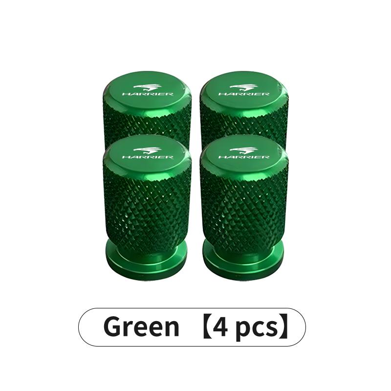 

For Toyota 4Pcs Car Tire Valve Stems Cap Metal Tyre Rim Stem Covers 86 Harrier Vellfire Alphard Avensis Rav4