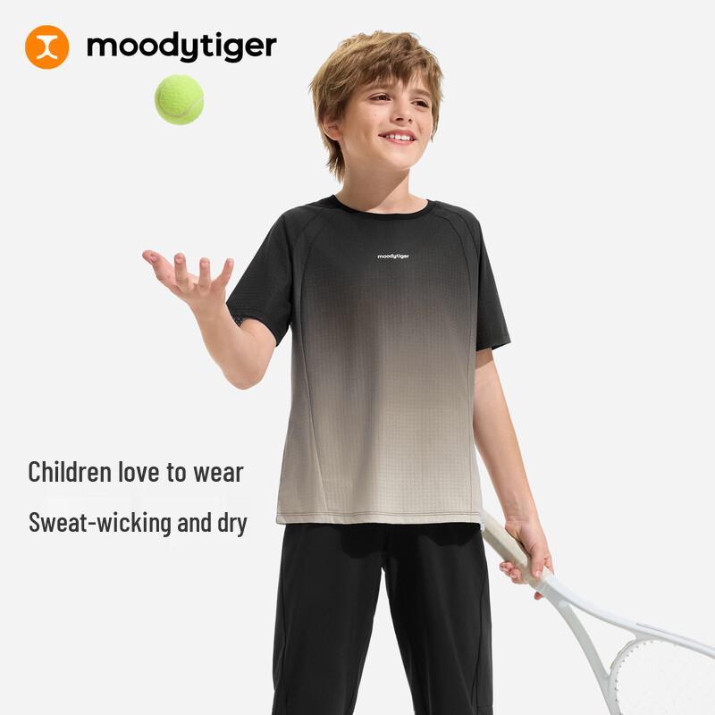 MoodyTiger Boys Gradient Cool Sport T-Shirt 140