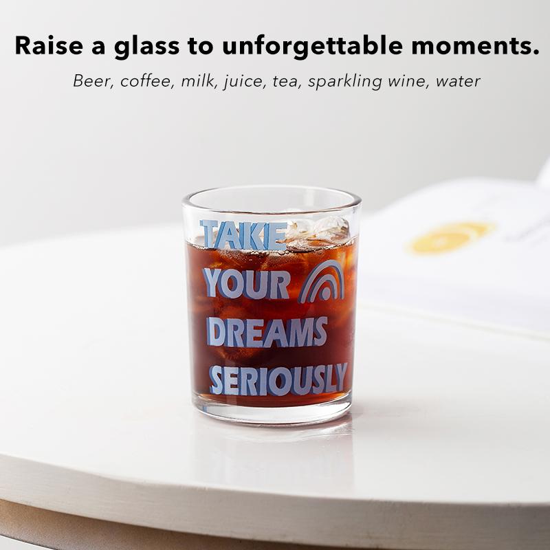 Dream Series Drinking Glasses Pint Glasses Coffee Glasses Bar Glasses Design for Cold Beverages Home Parties Mixing Glassware