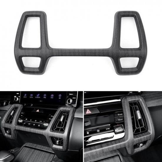 For Kia Sorento -23 Wood Grain Central Dashboard Air Vent Outlet Cover Trim