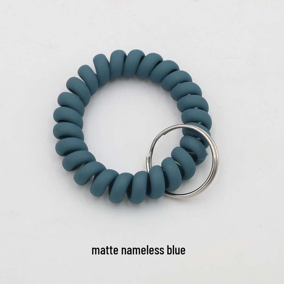 Minimalist Spring Coil Bracelet Keyring & Hair Tie