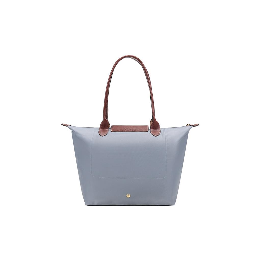 Longchamp Le Pliage 31 Stoff Langlebiger Griff Faltbare Tragetasche Damen Taschen Grau 1899089P51