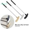 Minigolf-Putterschläger-Set – Edelstahl, TPR-Griff, Rechts-/Linkshänder, mit 2 Golfbällen für Kinder und Erwachsene, Tischspiel