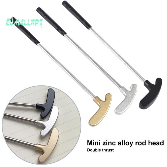 Minigolf-Putterschläger-Set – Edelstahl, TPR-Griff, Rechts-/Linkshänder, mit 2 Golfbällen für Kinder und Erwachsene, Tischspiel