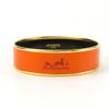 Used HERMES Bangle Emilel GM Metal 32.9g Orange Bracelet
