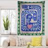 Ancient Egypt Tiger Leopard Printed Large Wall Tapestry Indian Buddha Wall Decoration Witchcraft Bohemian Hippie Decor Blanket