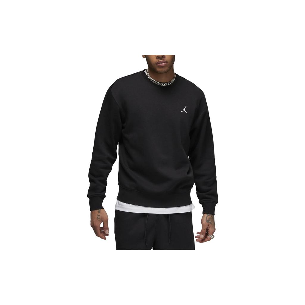 Jordan Men's Air Jordan Essentials Fleece Crewneck Sweatshirt Black FJ7777-010