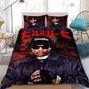 Rapper E-Eazy-E Duvet Cover Set Home Style Bedding Soft Laundry Cotton Bed 3 Piece Set Student Dormitory Gift