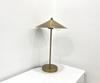 Mid Century Raw Brass Table Lamp Vintage Style Bedside Desk Light Modern Industrial Home Office Decor Lamp