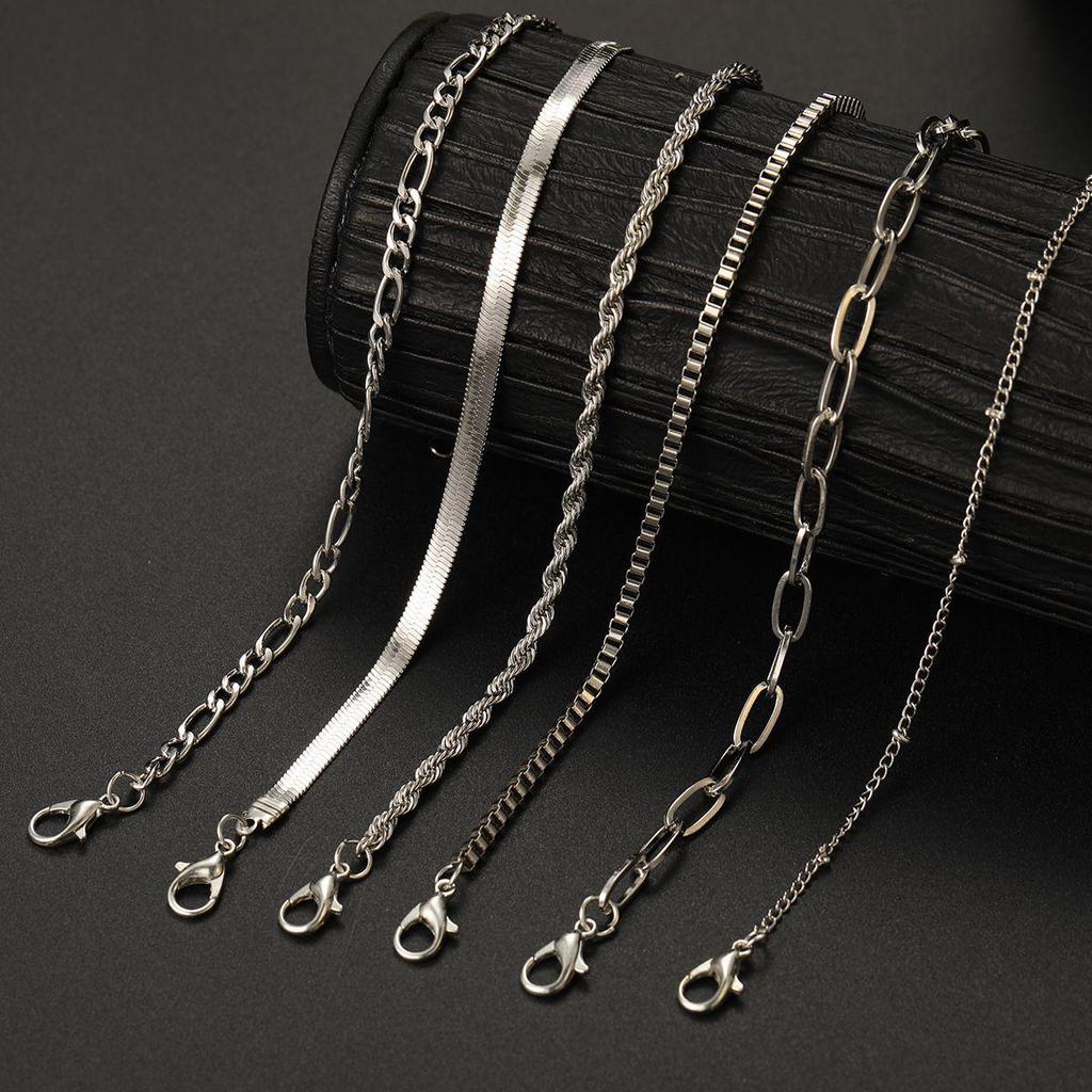Bohemian Minimalist Multi-layer Women's Chain Bracelet Set