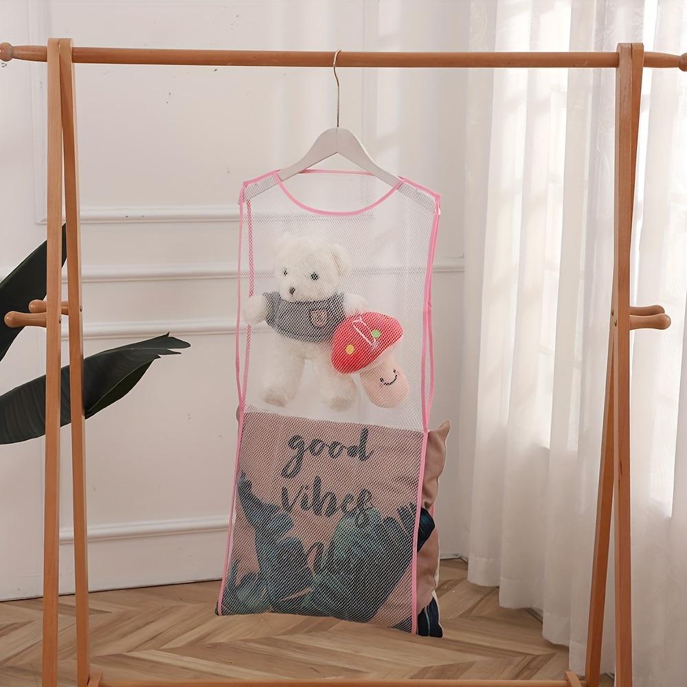 1 Stück Stoffkissen- und Puppen-Trockennetzbeutel, Schützendes Wäsche-Sonnenhärtungsnetz mit winddichtem Falt-Design, Für den Heimgebrauch, Ideale Kleiderzubehör