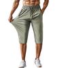 Pantaloni Capri da Uomo Elasticizzati Asciugatura Rapida Leggeri Vita Elastica Casual Sportivi Lunghezza Tre Quarti per Estate Sport all'Aperto Corsa Camminata