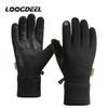 Loogdeel Radfahren Outdoor-Sportarten Laufen Motorrad Ski Touchscreen Fleecehandschuhe Winter Warm Vollfinger Wasserdicht