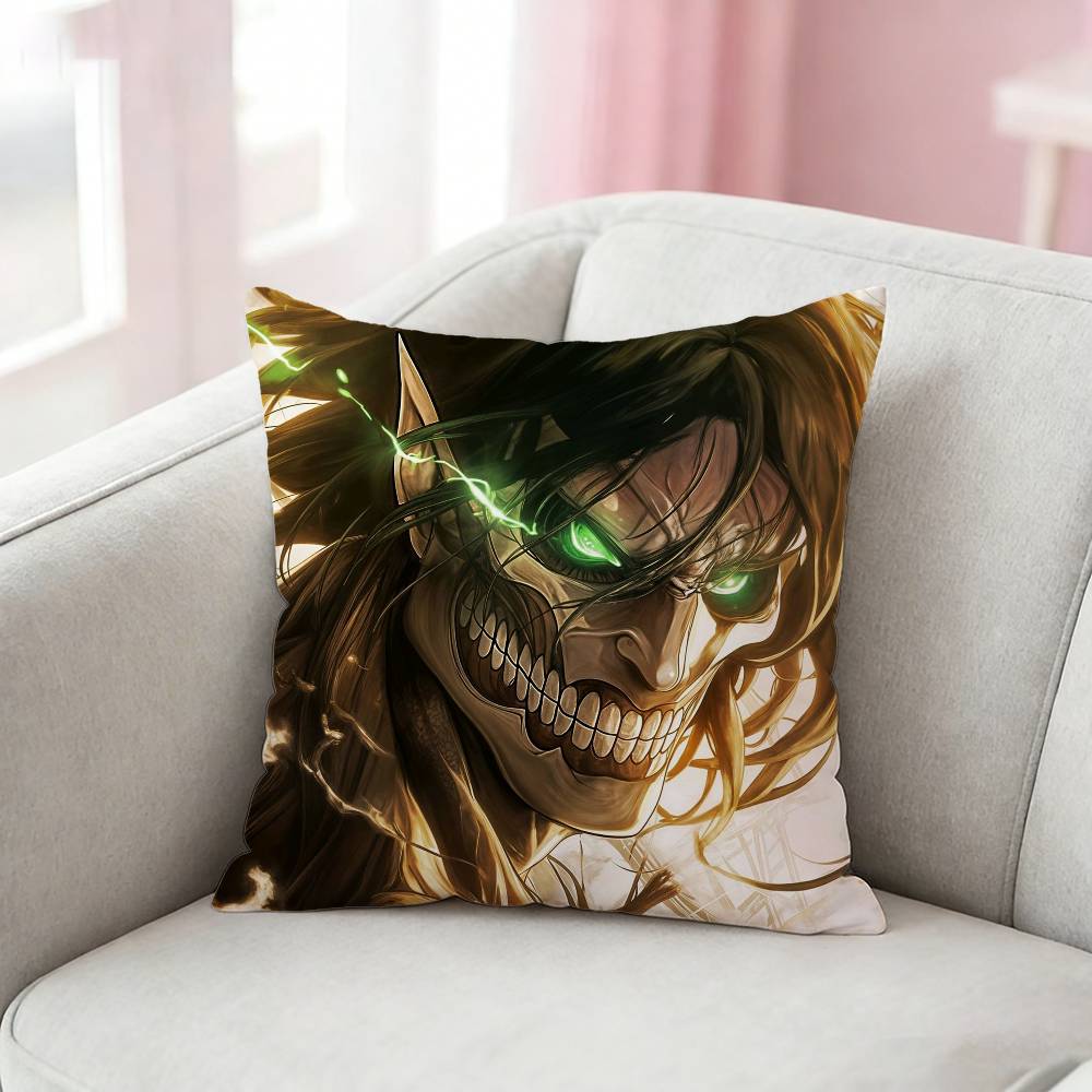 Anime AAttack COOL On Titan Pillow Case for Sofa Living Room Home office Decor Protective Cover