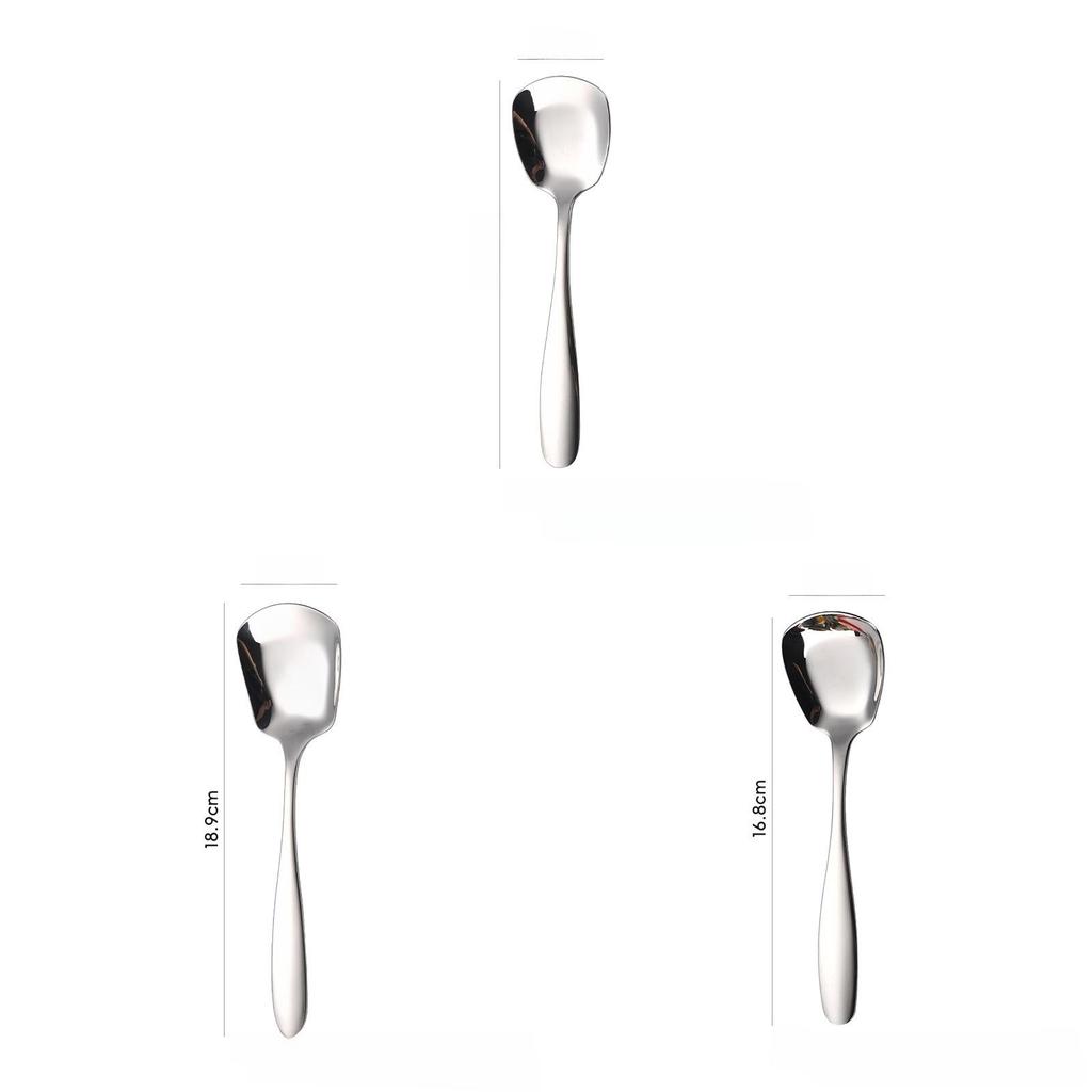 Stainless Steel Kids Spoon With Mirror Finish For Home Use Perfect For Children Meals