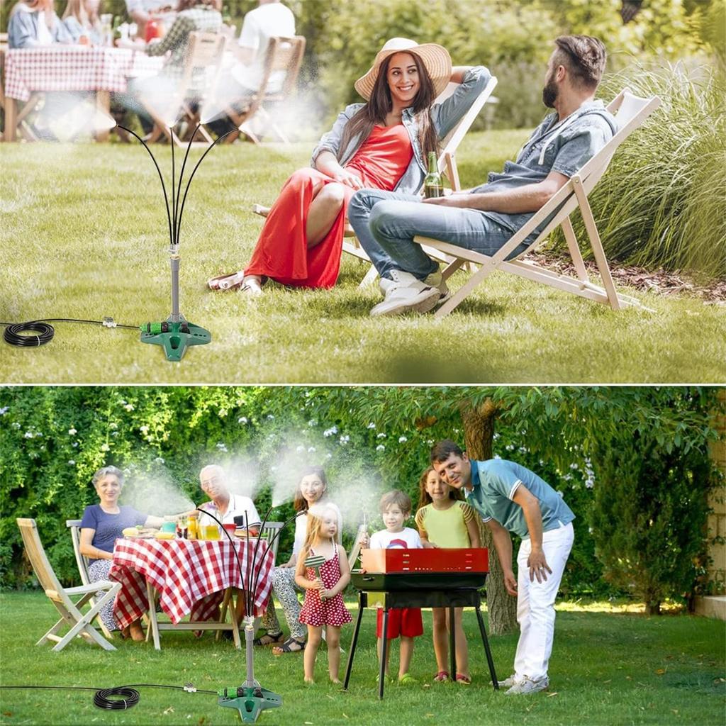 Standing Mister Portable Stand Sprayer Adjustable Height Stand Mister Standing Misting Cooling System For Water Mist Play Patio
