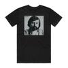 Francesco Guccini Album Cover T Shirt Black Vintage Washed Soft Slightly Versatile Top For Everyday Wear Comfortable Stylish