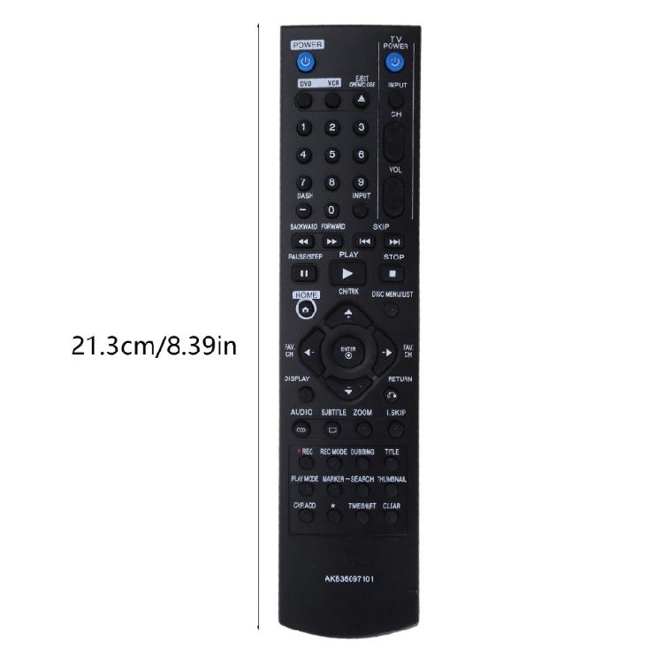 AKB36097101 Remote Replacement for DVD Player RC397H-M RC397H-M RC897T