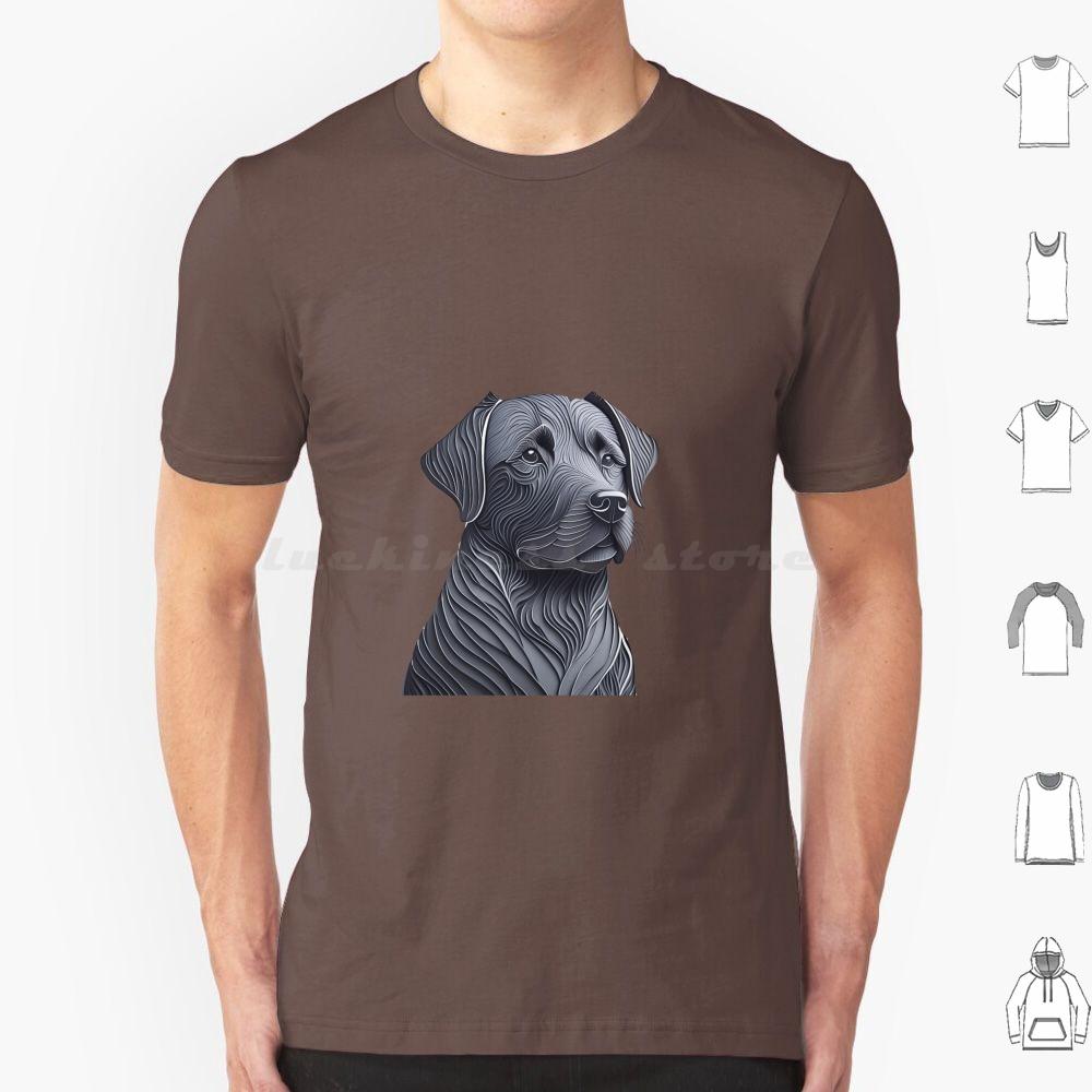 Black Labrador Layered Art T Shirt 6xl Cotton Cool Tee Black Labrador Dog Black Labrador Art Labrador Dog Design Black Labrador