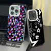 star phone case for iPhone 17 17Air 16 15 14 13 12 11 Pro Max Plus Colorful Silver
